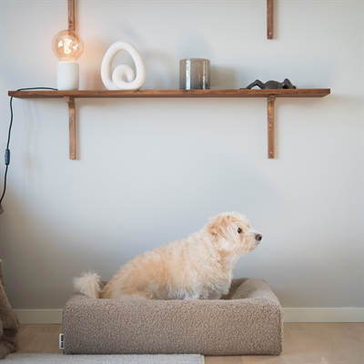 Bia Bed Hoes Teddy Beige 100x80x15 cm — Knusse ligplek voor je hond