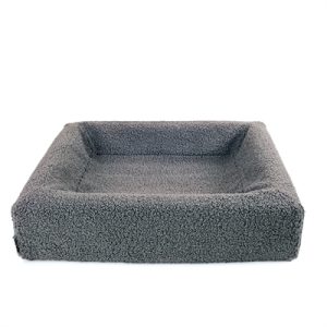 Bia Bed Hoes Teddy Grijs 120x100x15 CM