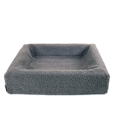 Bia Bed Hoes Teddy Grijs 120x100x15 CM