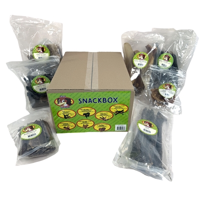 Petsnack Snackbox voor honden - gedroogde kauwsnacks