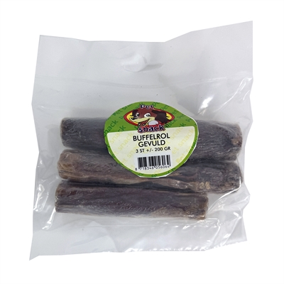 Petsnack Buffelrol Gevuld 3 ST 200 GR