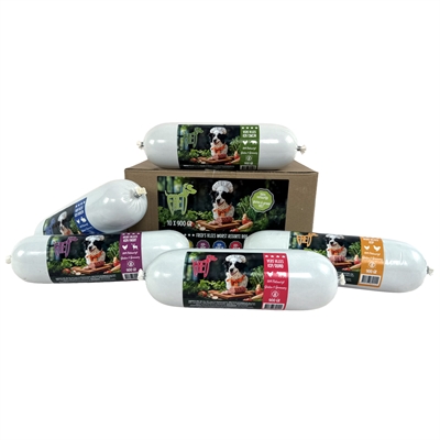 Freds Gestoomd Vers Vlees Worst Assorti Box 10x900 GR