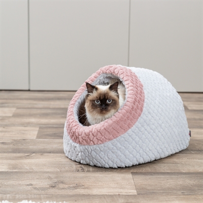 Trixie Kattenmand Iglo Kaline Mio Grijs/Oudroze 35x41x26 cm