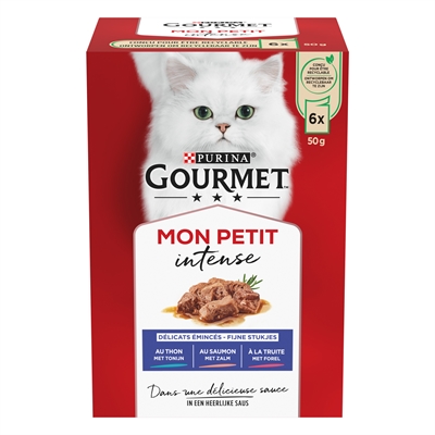 Gourmet Mon Petit Vis 6x50 GR natvoer voor katten
