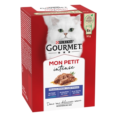 Gourmet Mon Petit Vis 6x50 GR natvoer voor katten