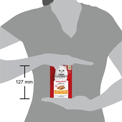 Gourmet Mon Petit Gevogelte 6x50g Natvoer voor Katten