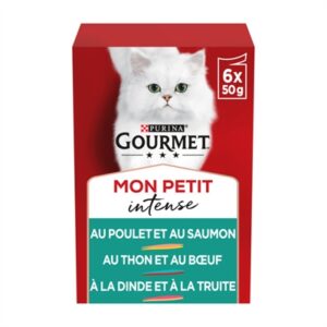 Gourmet Mon Petit Duo Vlees/Vis 6x50g Kattenvoer