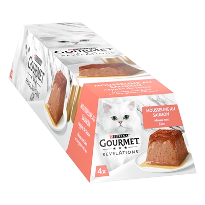 Gourmet Revelations Mousse Zalm 4x57 GR Kattenvoer