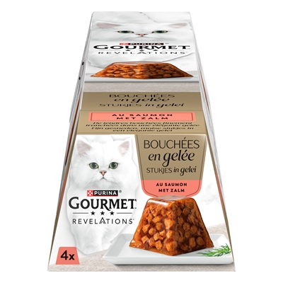Gourmet Revelations Zalm In Gelei 4x57 GR Kattenvoer