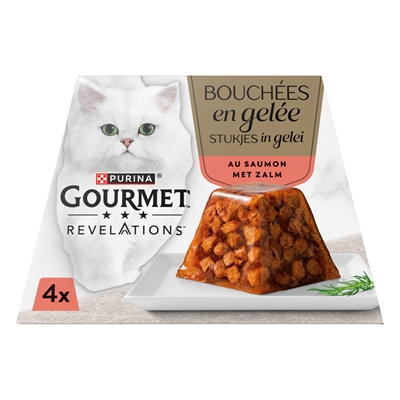 Gourmet Revelations Zalm In Gelei 4x57 GR Kattenvoer