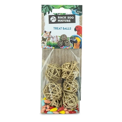 Back Zoo Nature Treat Balls 4 cm - 6 stuks vulbare balletjes