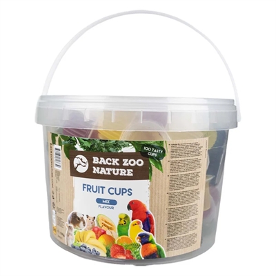 Back Zoo Nature Fruitcup Mix Assorti 100 st voor vogels en knaagdieren