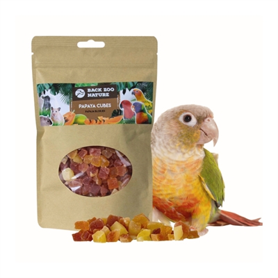 Back Zoo Nature Papaya Cubes 50 GR voor vogels en knaagdieren