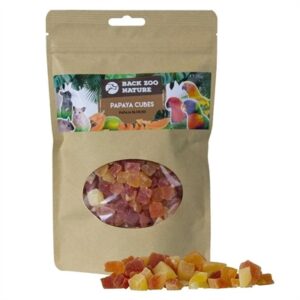 Back Zoo Nature Papaya Cubes 250 GR voor vogels en knaagdieren