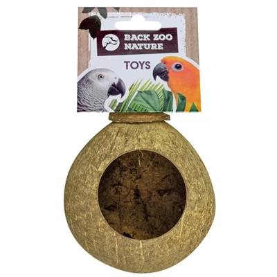 Back Zoo Nature Kokosnoot Huis 9,5 cm voor Kromsnavels en Knaagdieren