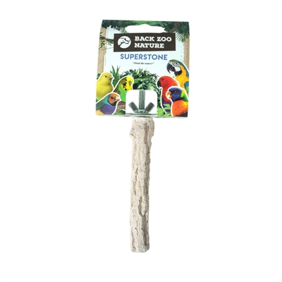Back Zoo Nature Super Stone Perch 12x1,8 cm voor vogels