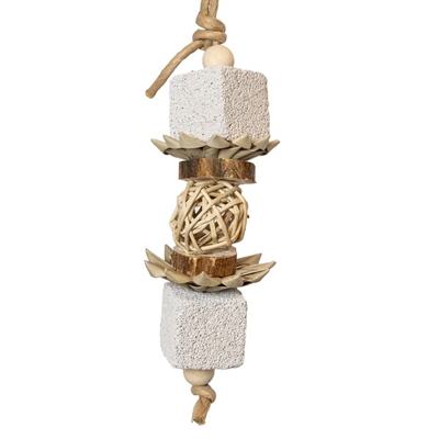Back Zoo Nature Stone Block Rock 34x8x8 cm voor vogels