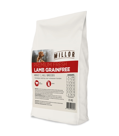 Millor Hondenbrok Fresh Adult Lam Graanvrij 15 KG