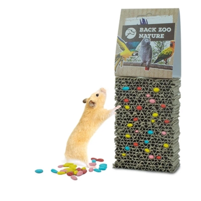 Back Zoo Nature Kartonnen Foerageerblok 14x8x4 cm