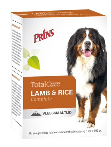Prins Totalcare Lam/Rijst Diepvriesvoer 2,5 KG