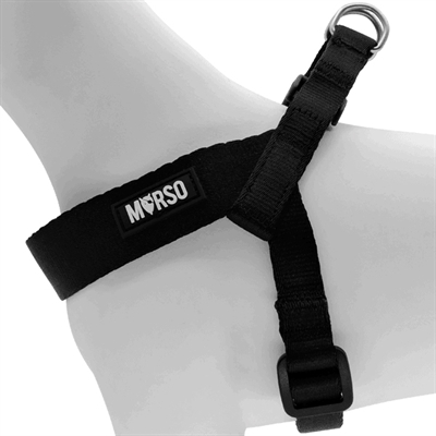 MORSO Mini Hondentuig Verstelbaar Zwart 24-32x1,5 CM