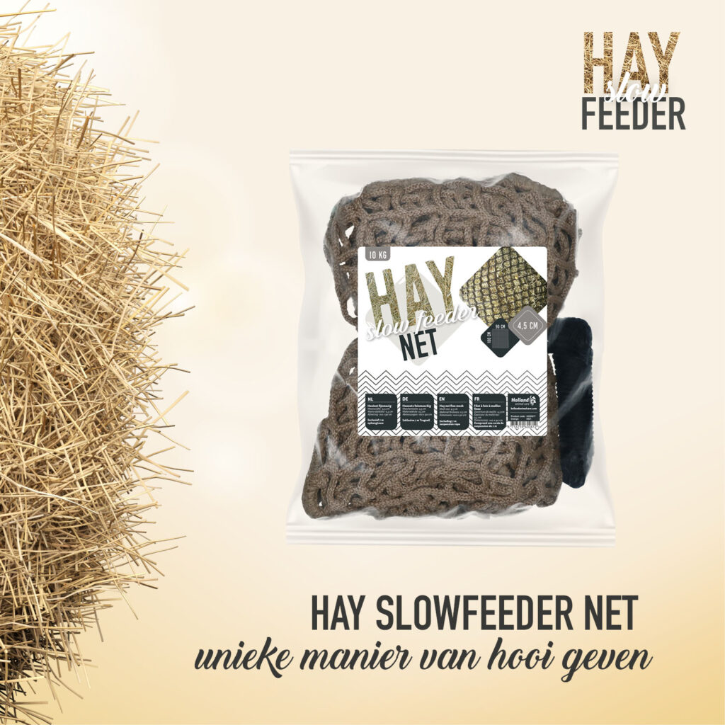 Hay Slow Feeder Net 10 kg (45 mm) - Hooinet voor Paarden - afbeelding 4
