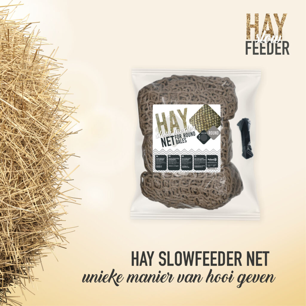 Hay Slow Feeder Net Ronde Baal - Hooinet voor Paarden - afbeelding 4