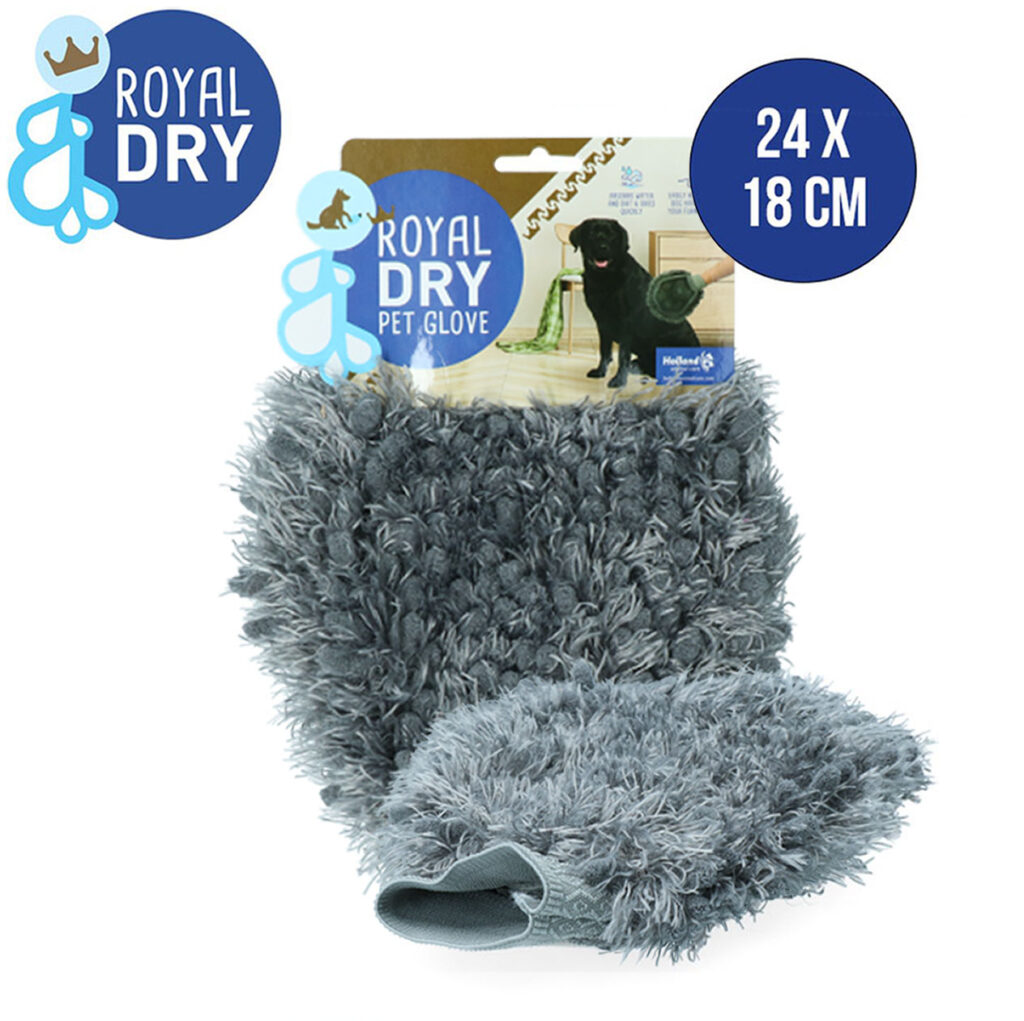 Royal Dry Handschoen & Haarverwijderaar voor Honden - afbeelding 2