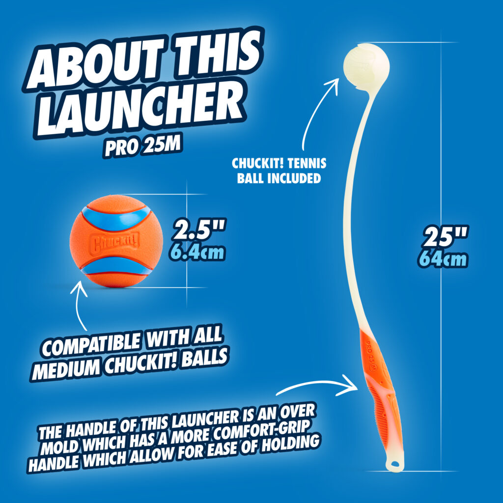 Chuckit! Pro Launcher M 63 cm - Ballenwerper voor honden - afbeelding 4