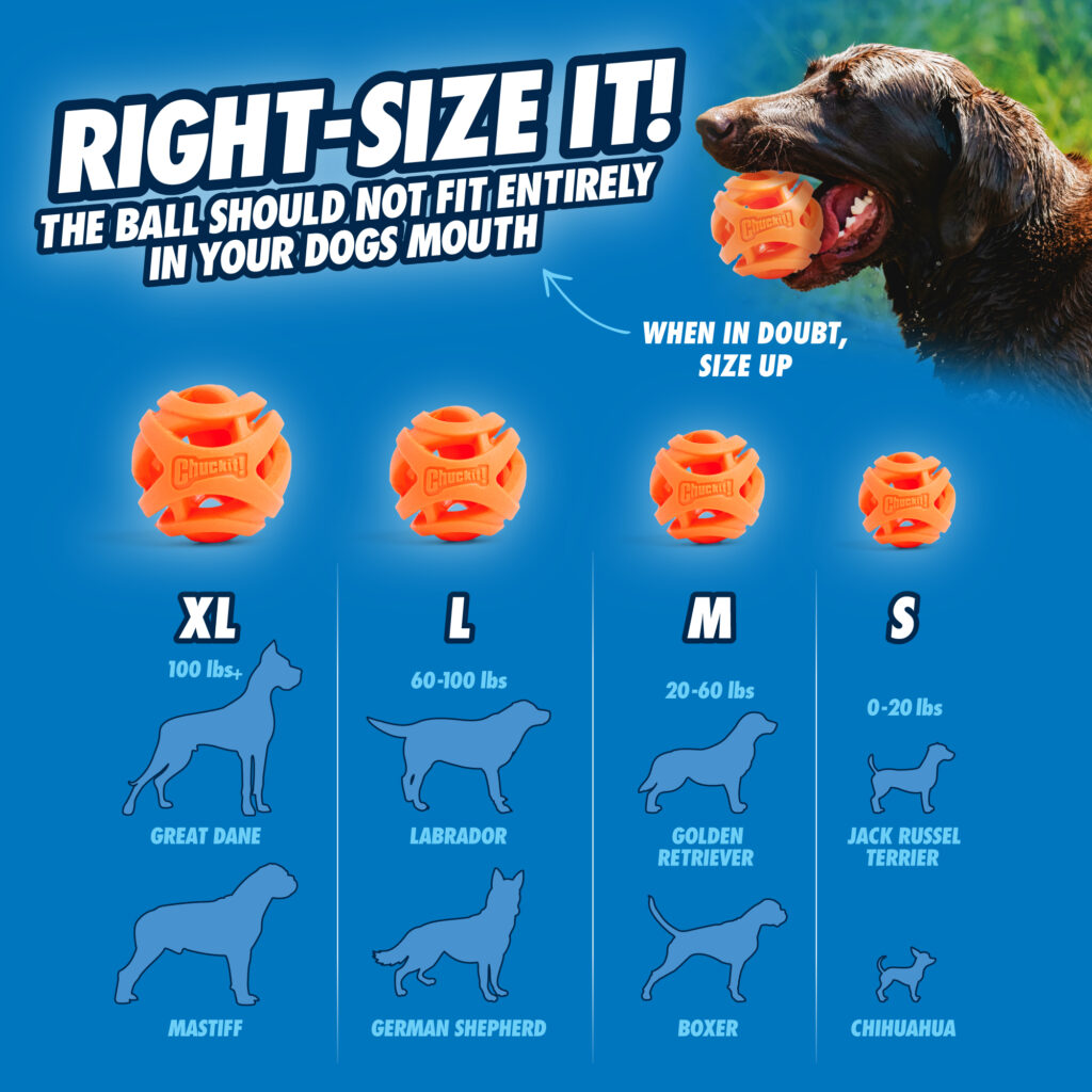 Chuckit! Air Fetch Ball M (2-pack) - Speelgoed voor Honden - afbeelding 4