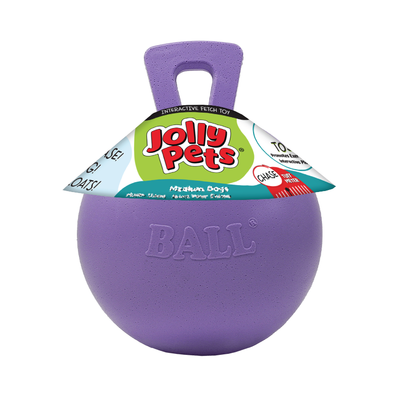 Jolly Tug-n-Toss Lichtpaars XL Speelbal voor Honden - 25 cm - afbeelding 1