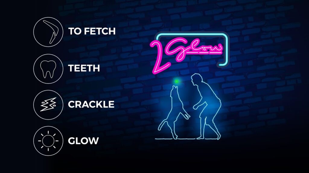 2 Glow Treat Ball on Call - Speelgoed voor honden met lichtfunctie - afbeelding 2