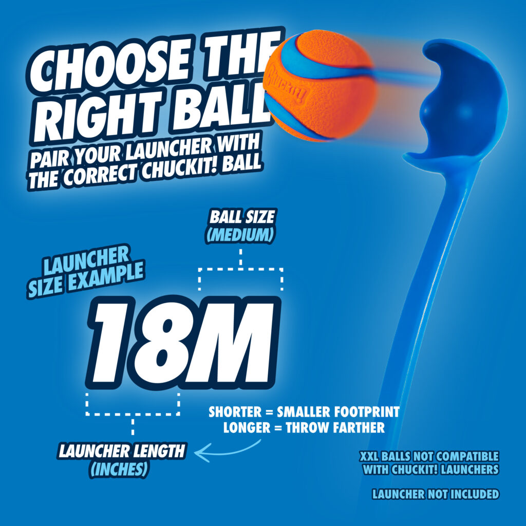 Chuckit! Junior Ball Launcher met bal - 45 cm - afbeelding 4