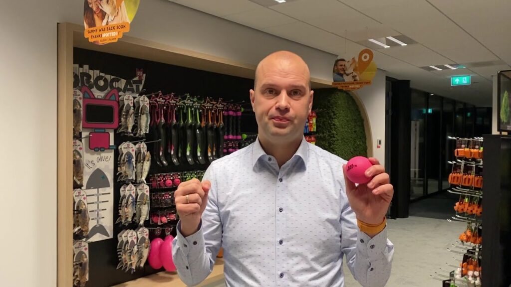 Dog Comets Stardust Groen S - Speelbal van Natuurlijk Rubber voor Honden - afbeelding 6