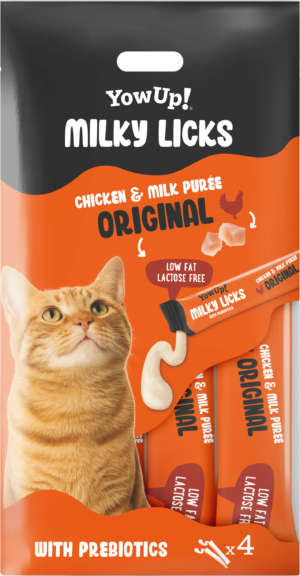 YowUp! Milky Licks Kip - Romige Liksnack voor Katten
