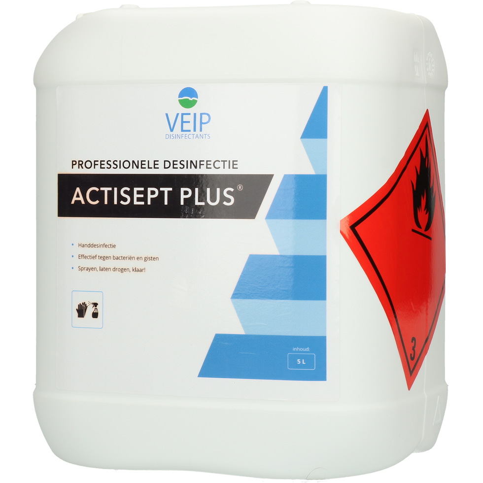 Veip Actisept Plus 5 l - Handdesinfectie met terugvetter - afbeelding 2