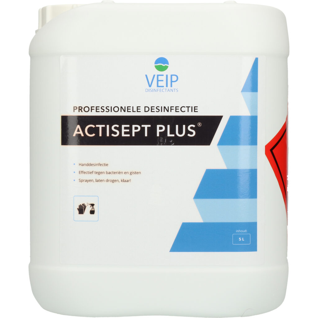 Veip Actisept Plus 5 l - Handdesinfectie met terugvetter - afbeelding 1