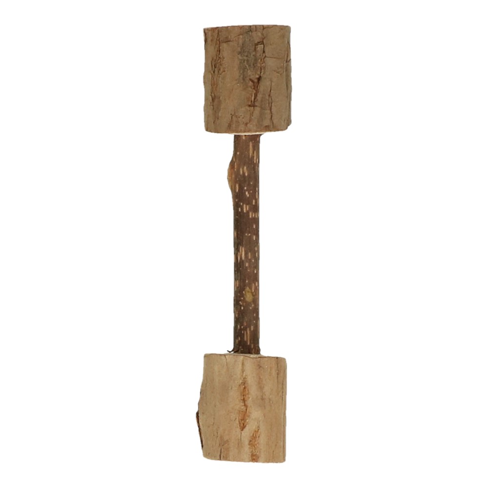 Addicted! Wood Dumbell Kattenspeeltje met MADNIP - afbeelding 3