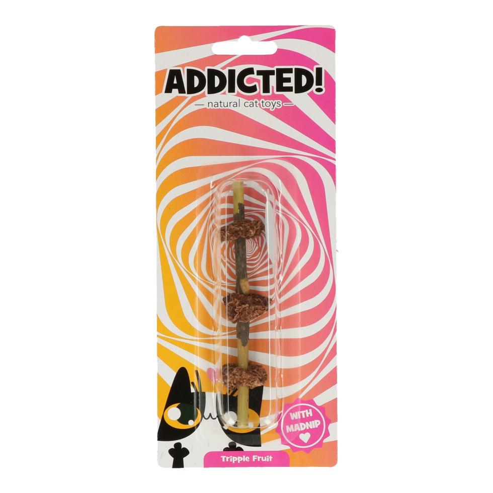 Addicted! Triple Fruit Kattenspeeltje met MADNIP - afbeelding 1
