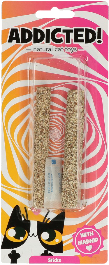 Addicted! Stick (2-Pack) - Kattenspeeltje met MADNIP - afbeelding 6