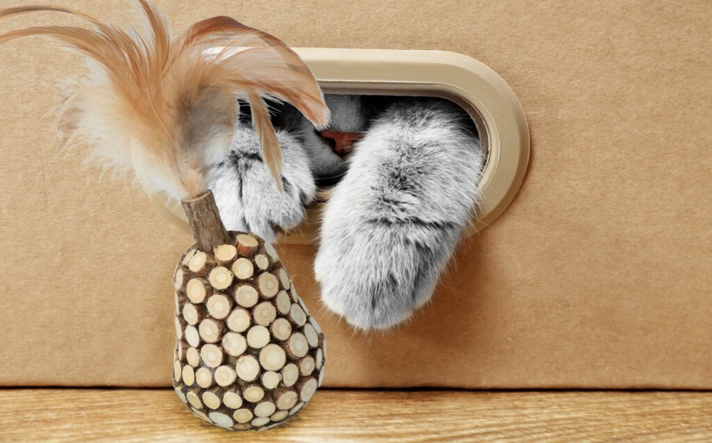 Addicted! Stick met Caterpillar & Feathers - Kattenspeeltje met MADNIP - afbeelding 3