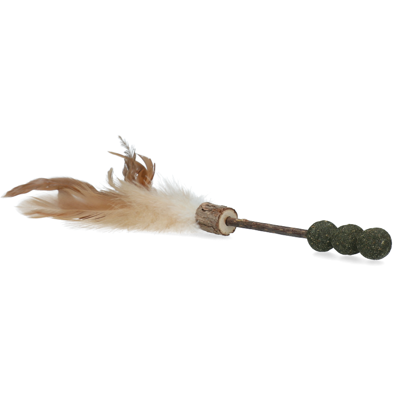 Addicted! Stick met Balls & Feathers - Kattenspeeltje met MADNIP - afbeelding 2