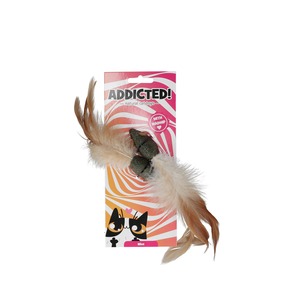 Addicted! Mice with Feathers - Kattenspeeltje met MADNIP - afbeelding 1