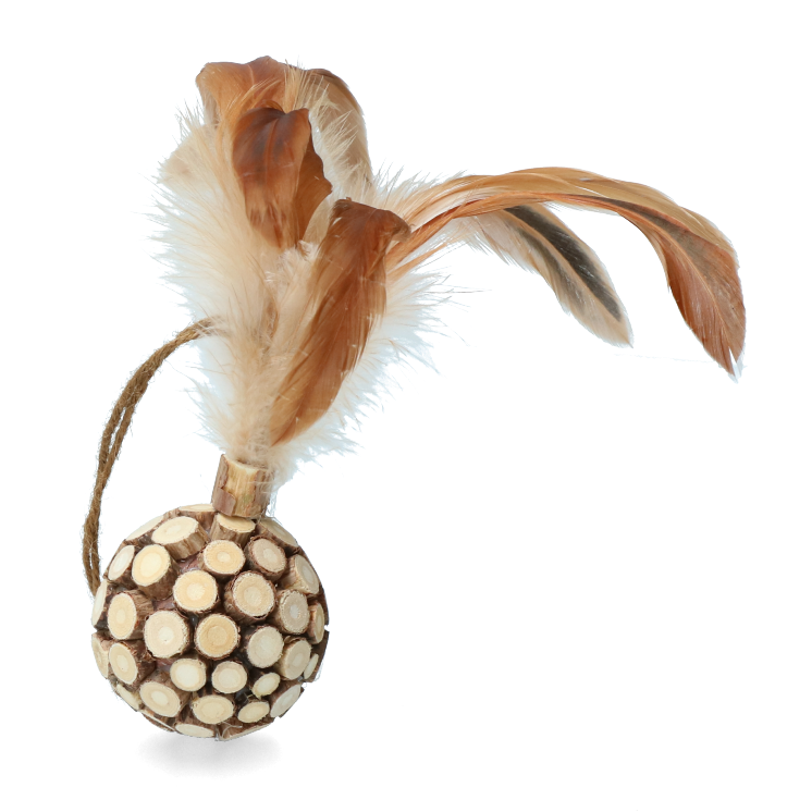 Addicted! Ball with Feathers - Kattenspeeltje met MADNIP - afbeelding 2
