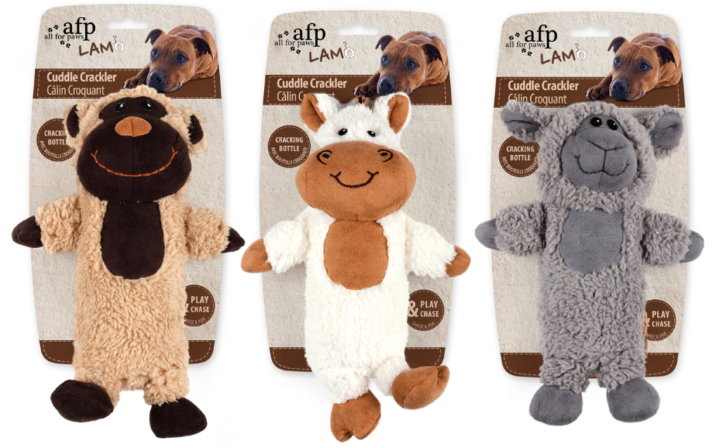 AFP Lambswool Cuddle Crackler - Speelgoed voor Honden - afbeelding 1