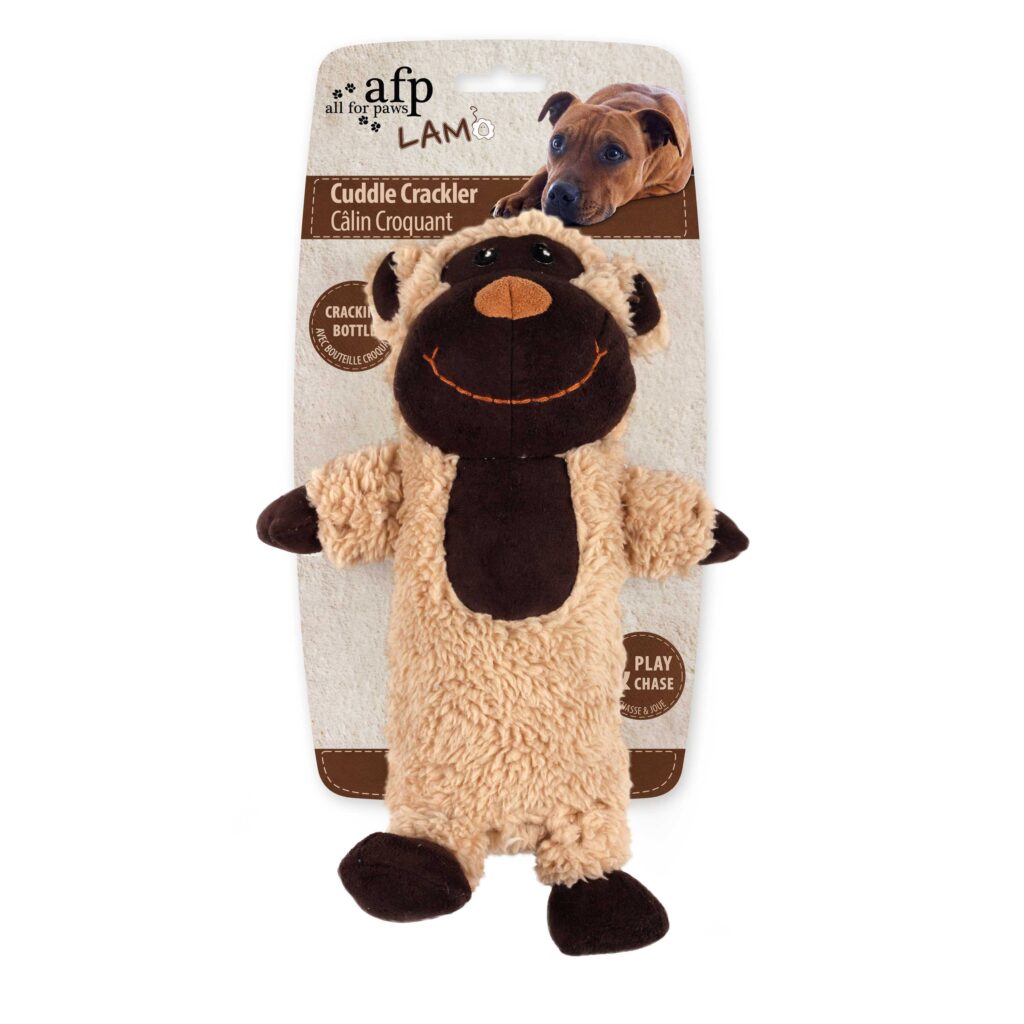 AFP Lambswool Cuddle Crackler - Speelgoed voor Honden - afbeelding 4