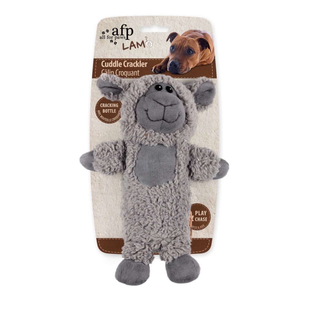 AFP Lambswool Cuddle Crackler - Speelgoed voor Honden - afbeelding 2