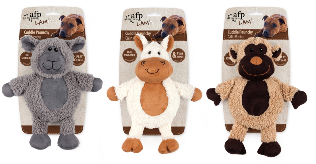 AFP Lambswool Cuddle Paunchy - Zacht Speelgoed voor Honden - afbeelding 1