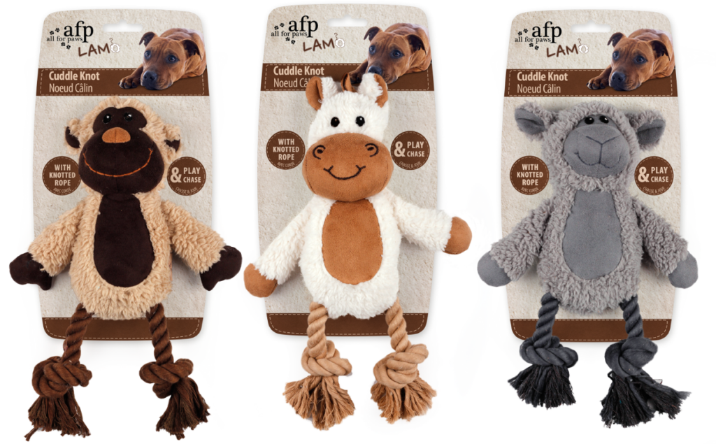 AFP Lambswool - Cuddle Knot - Speelgoed voor Honden - 31 x 22.5 x 7.5 cm - afbeelding 1