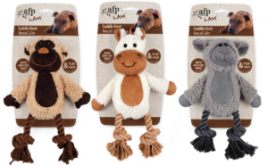 AFP Lambswool - Cuddle Knot - Speelgoed voor Honden - 31 x 22.5 x 7.5 cm